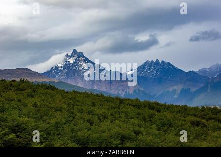 Sentiero Costiero, Parco Nazionale Della Terra Del Fuoco, Ushuaia, Argentina Foto Stock