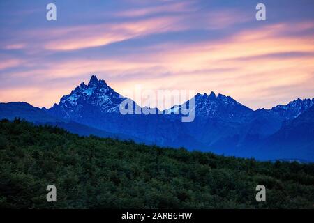 Sentiero Costiero, Parco Nazionale Della Terra Del Fuoco, Ushuaia, Argentina Foto Stock