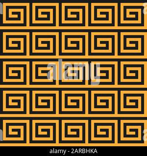 Modello di stock geometrico vettoriale senza cuciture di linee per tessuti, imballaggi, stampa su carta, sfondi e texture semplici. Illustrazione Vettoriale