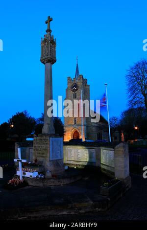 St Peter St Pauls Chiesa, Chatteris village, Cambridgeshire, East Anglia, England, Regno Unito Foto Stock