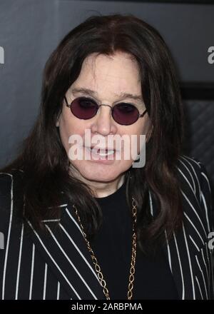 Los Angeles, Stati Uniti. 26th Gen 2020. Los ANGELES, CALIFORNIA, Stati Uniti - 26 GENNAIO: Ozzy Osbourne arriva al 62nd GRAMMY Awards annuale tenutosi presso lo Staples Center il 26 gennaio 2020 a Los Angeles, California, Stati Uniti. (Foto Di Xavier Collin/Image Press Agency) Credit: Image Press Agency/Alamy Live News Foto Stock