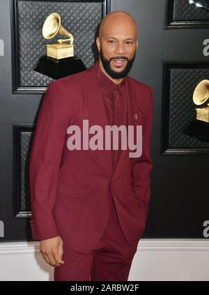 Los Angeles, California. 26th Gen 2020. Comune agli arrivi per i Grammy Awards annuali 62nd - Arrivi, STAPLES Center, Los Angeles, CA 26 gennaio 2020. Credit: Tsuni/Everett Collection/Alamy Live News Foto Stock