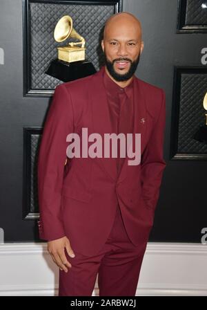 Los Angeles, California. 26th Gen 2020. Comune agli arrivi per i Grammy Awards annuali 62nd - Arrivi, STAPLES Center, Los Angeles, CA 26 gennaio 2020. Credit: Tsuni/Everett Collection/Alamy Live News Foto Stock