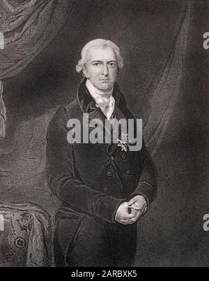 Robert Banks Jenkinson, 2° Conte di Liverpool, 1770-1828, un politico inglese, Primo Ministro, Foto Stock