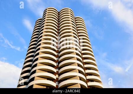 Katowice, slaskie, polska, architettura astratta Foto Stock