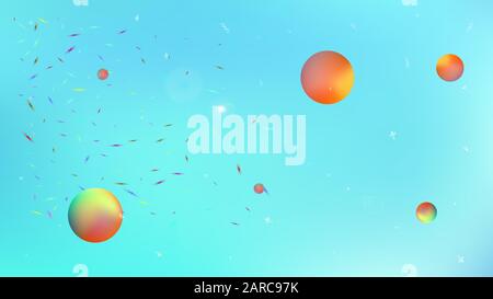 Sfondo a tema Super star. Illustrazione, sfondo. Astonomic ad alta risoluzione e fresco. Stelle, pianeti, segni. Universo colorato spazio sfondo tema. Illustrazione Vettoriale