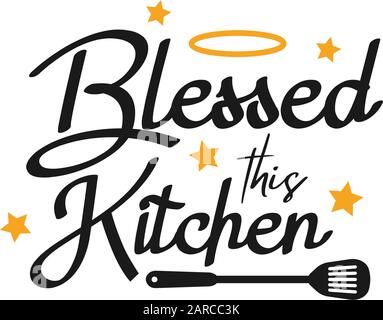 Cucina lettere scritte a mano. Cucina stampabile segno arte per cibo e  cuocere gli argomenti Immagine e Vettoriale - Alamy
