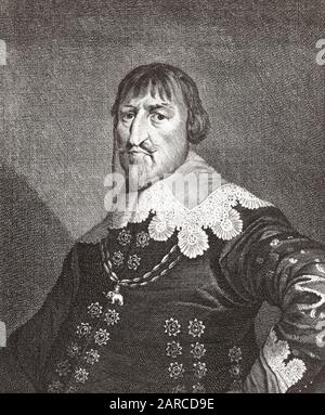 Christian IV, 1577 – 1648. Re di Danimarca e Norvegia e duca di Holstein e Schleswig. Foto Stock