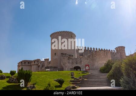 Castello Di Cuéllar, Cuellar, Provincia Di Segovia, Castille, Spagna Foto Stock