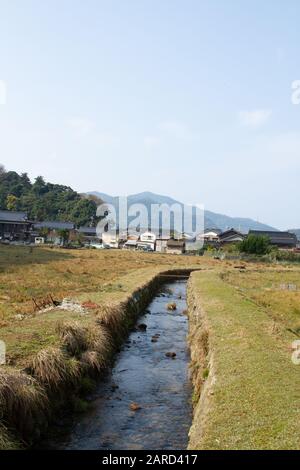 Toyooka (豊岡市, Toyooka-shi) è una città situata nella parte settentrionale della prefettura di Hyōgo, Giappone Foto Stock