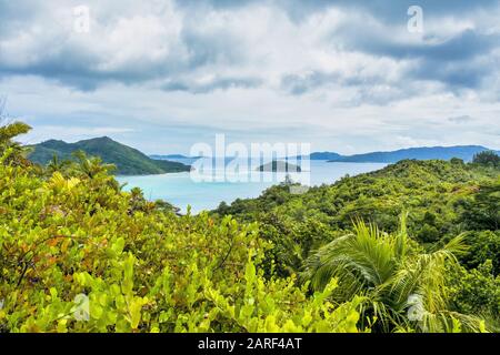 Riserva Naturale Di Fond Ferdinand Sull'Isola Di Praslin, Seychelles Foto Stock