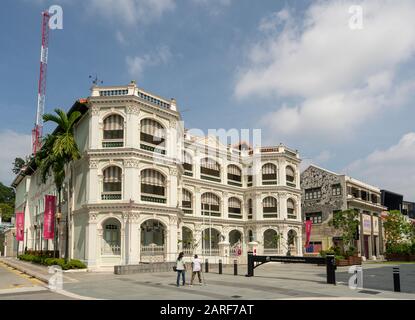 Singapore. Gennaio 2020. Una vista del Museo dei Beni culturali Peranakan. Foto Stock