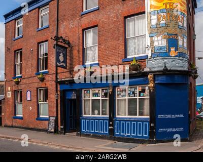 Il Fat Cat Pub, Alma Street, Kelham Island, Sheffield Foto Stock