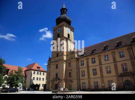 Kloster Ensdorf, Ehemaliges Benediktinerkloster A Ensdorf, Landkreis Amberg-Sulzbach, Oberpfalz, Bayern, Deutschland / Monastero Di Ensdorf, Ex Be Foto Stock