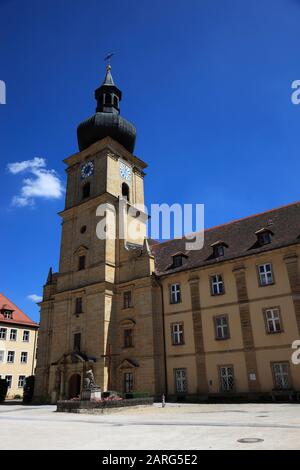 Kloster Ensdorf, Ehemaliges Benediktinerkloster A Ensdorf, Landkreis Amberg-Sulzbach, Oberpfalz, Bayern, Deutschland / Monastero Di Ensdorf, Ex Be Foto Stock