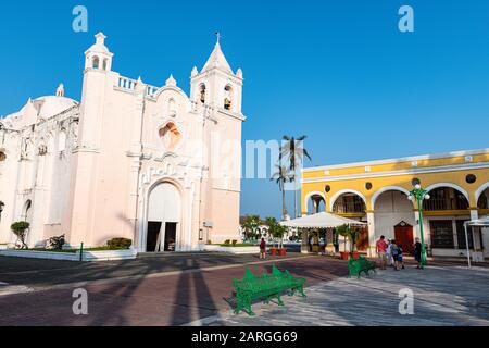 Tlacotalpan, Patrimonio Dell'Umanità Dell'Unesco, Veracruz, Messico, Nord America Foto Stock