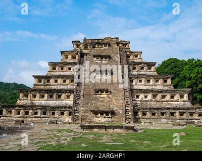 Sito archeologico precolombiano di El Tajin, patrimonio dell'umanità dell'UNESCO, Veracruz, Messico, Nord America Foto Stock