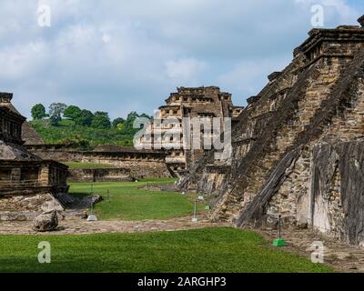 Sito archeologico precolombiano di El Tajin, patrimonio dell'umanità dell'UNESCO, Veracruz, Messico, Nord America Foto Stock