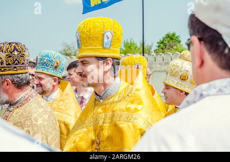 Cossacks Festival, Cossack Tombe Berestechko Ucraina 13/09/2015 Foto Stock