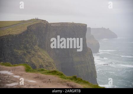 Irland. 19th febbraio 2018. Irlanda 2018: Impressioni Irlanda - Febbraio - 2018 scogliere di Moher | utilizzo credito mondiale: DPA/Alamy Live News Foto Stock