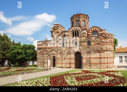 Antica chiesa di Cristo Pantocratore nella città vecchia di Nessebar, Bulgaria Foto Stock