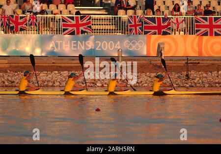 20040821 Giochi Olimpici Atene Grecia [Rowing-Sat Finals Day] Schinias. Foto Peter Spurrier e-mail images@intersport-images.com Foto Stock