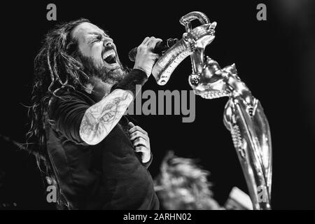 Bristow, Virginia, Stati Uniti. 3rd agosto 2014. Korn si esibisce a Jiffy Lube Live a Bristow, VA il 3 agosto Foto Stock