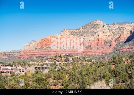 Sedona Arizona USA in una giornata di sole Foto Stock