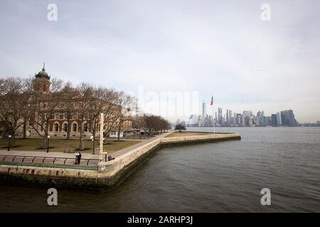 New York , Stati Uniti. Ellis Island Foto Stock