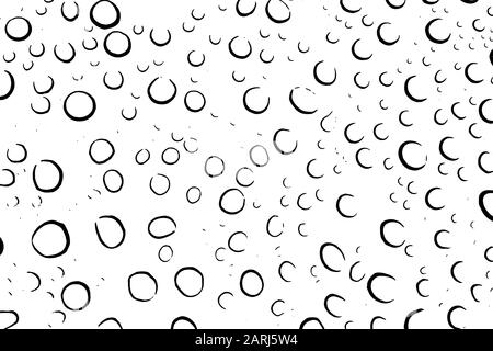 Waterdrop Texture Overlay Illustrazione Vettoriale