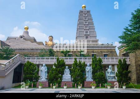 Il monastero di Fo Guang Shan a Kaohsiung Taiwan Foto Stock