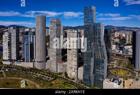 Paseo De Los Arquitectos, Santa Fe, Città Del Messico, Messico Foto Stock