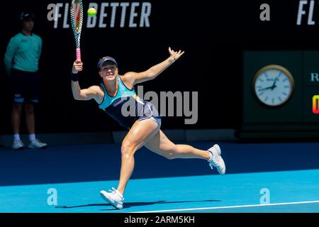 Melbourne, Australia. 29 Gennaio 2020. Anastasia Pavlyuchenkova (RUS) durante il giorno 10 dell'Australian Open. Credito: Dave Hewison/Alamy Live News Foto Stock