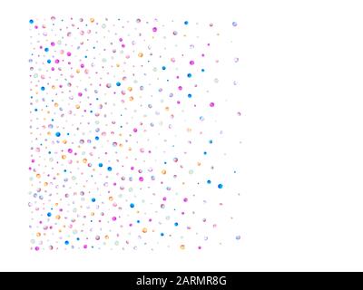 Concetto di sfere in mesh colorate. Confetti nuovo sfondo brillare. Meravigliosa texture sfondo confetti. Illustrazione Vettoriale
