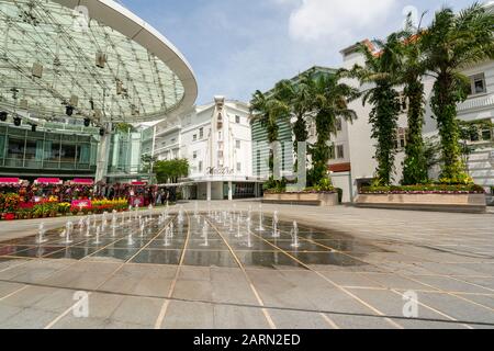 Singapore. Gennaio 2020. Il Capitol Theatre, brevemente Kyo-Ei Gekijo, è un cinema storico e teatro situato in Stamford Road Foto Stock