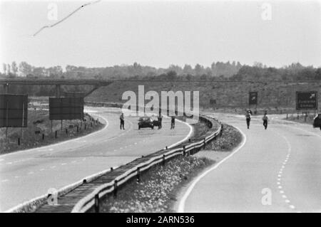 Quinto, sesto, settimo giorno ostaggio prendendo il treno De Punt (Pentecoste); date strada: 28 maggio 1977 luogo: Il punto Parole Chiave: Ostaggi, treni Foto Stock