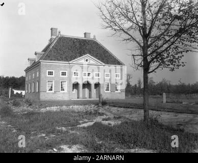 Lavori di restauro a Paleis Huis ten Bosch, edifici e interni. Allegato Data: 15 ottobre 1954 luogo: L'Aia Parole Chiave: Palazzi, restauri Nome dell'istituzione: Paleis Huis ten Bosch Foto Stock