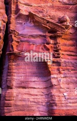 Frammento Di Filettatura Di Pietra Foto Stock