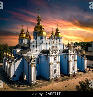 Cattedrale di St Michaels, Kiev, Ucraina Foto Stock