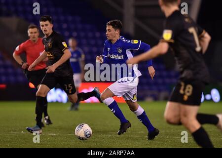 Oldham, INGHILTERRA - GENNAIO 28th Mohamed Maouche di Oldham Athletic durante la partita Sky Bet League 2 tra Oldham Athletic e Mansfield Town al Boundary Park, Oldham Martedì 28th Gennaio 2020. (Credit: Eddie Garvey | Mi News) Foto Stock