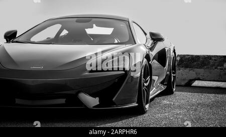 McLaren 570S Grigio scuro Foto Stock