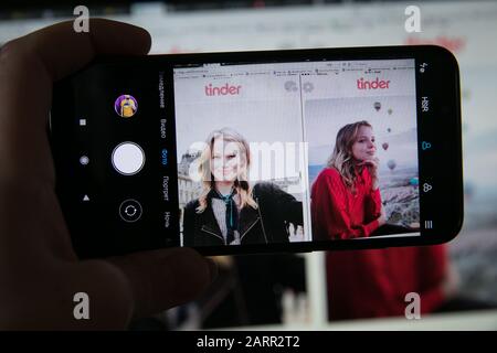 Applicazione datazione più specifica Foto Stock