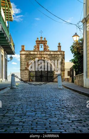 Capilla del Cristo (ca. 1730), la Città Vecchia di San Juan, Puerto Rico Foto Stock