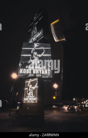 Kobe Bryant Memorial A Cleveland Ohio Foto Stock