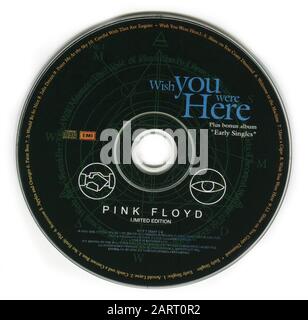 CD: Pink Floyd 'Wish You Were Here', edizione limitata, pubblicato su record EMI nel 2000. Foto Stock