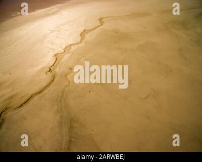 Rosa Koyashskoe Salt Lake in Crimea Foto Stock