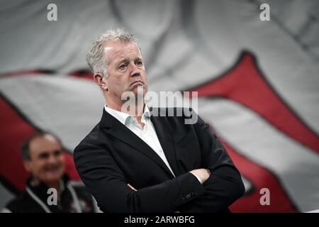 Perugia, Italy, 29 Jan 2020, heynen Vital (coach sir safety conad perugia) durante Sir Sicoma Monini Perugia vs Tours VB - Volleybal Champions League Men Championship - Credit: LPS/Loris Cerquiglini/Alamy Live News Foto Stock