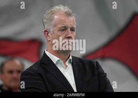 Perugia, Italy, 29 Jan 2020, heynen Vital (coach sir safety conad perugia) durante Sir Sicoma Monini Perugia vs Tours VB - Volleybal Champions League Men Championship - Credit: LPS/Loris Cerquiglini/Alamy Live News Foto Stock