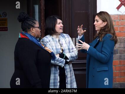 Londra, Regno Unito. 29th Gen 2020. Catherine, Duchessa Di Cambridge, Visita Leyf (London Early Years Foundation) Stockwell Gardens Nursery & Pre-School, Stockwell, Londra, Regno Unito, Il 29 Gennaio 2020. Credito: Paul Marriott/Alamy Live News Foto Stock