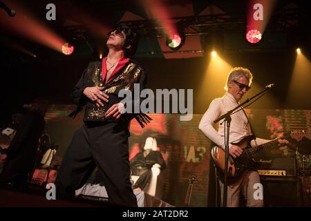 Alabama 3 in concerto al Barrowlands, a Glasgow, Scozia, Regno Unito, 14 dicembre 2019. Alabama 3 sono una band inglese elettronica, fondata a Brixton, Londra nel 1995. Foto Stock